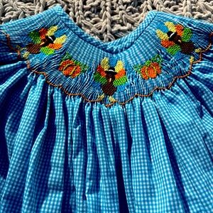 Thanksgiving smocked jumper